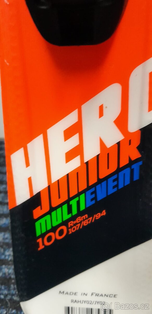 Rossignol Hero Jr. + KidX, 100cm - 4