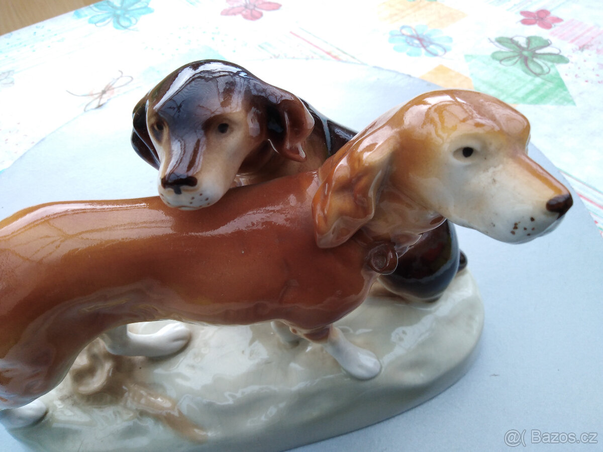 Royal Dux - lovečtí psi - 4