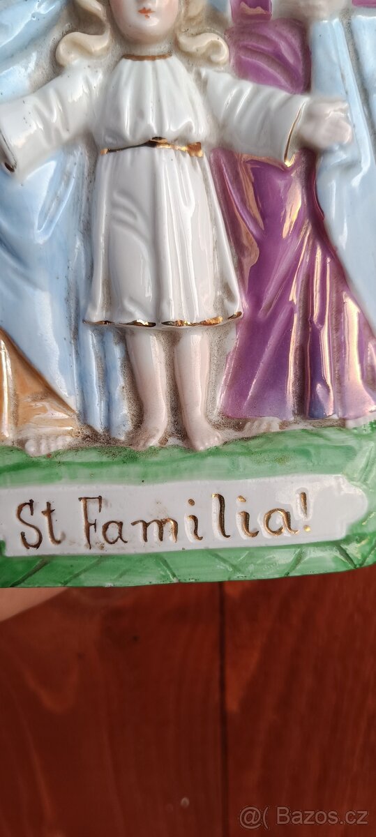 Porcelánová soška tři Svatí - 4