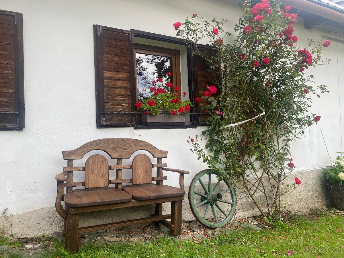 Prodám novou dubovou lavici, masiv - 4