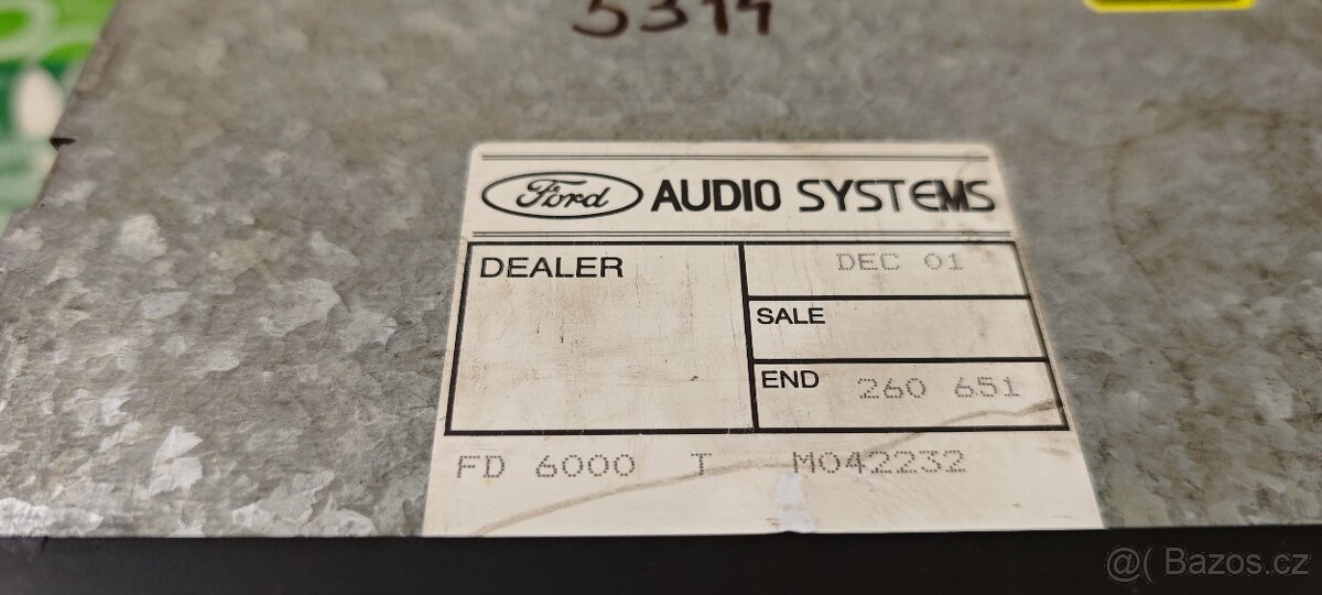 Originální autorádio Ford 6000CD RDS EON - 4