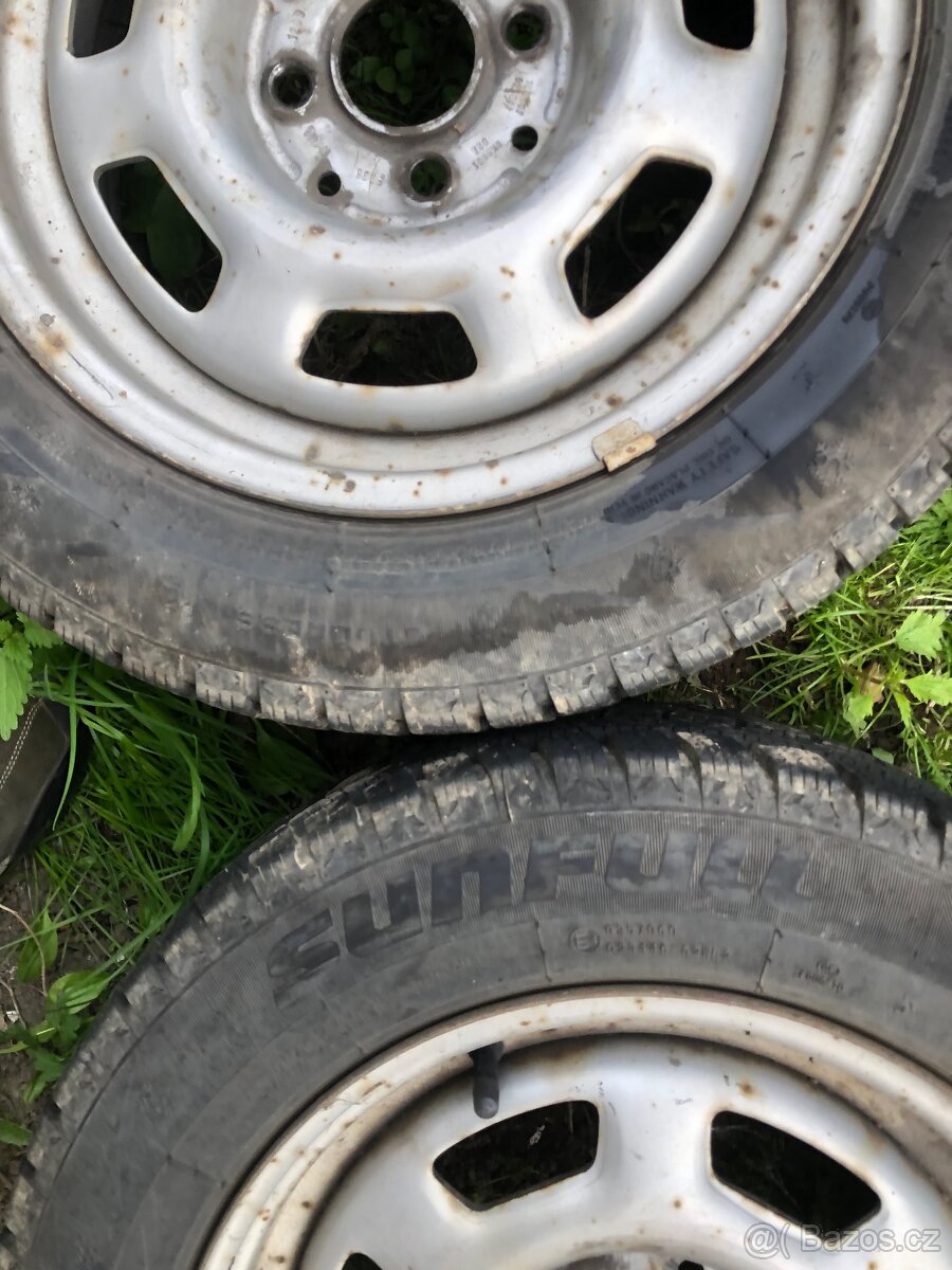 Predám zimné pneumatiky 4ks+disky - 4
