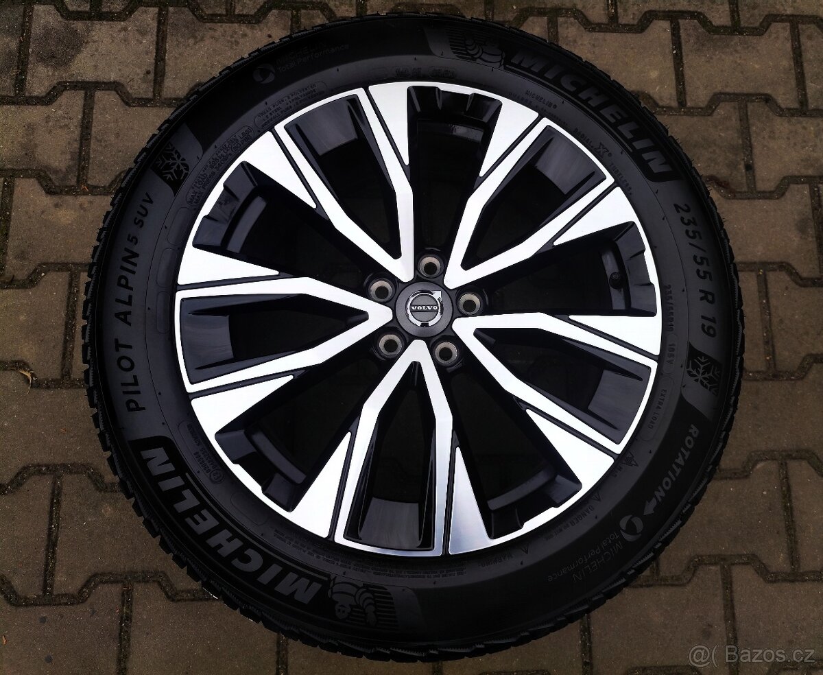 Alu kola originál Volvo XC60 5x108 R19 TOP ZIMNÍ SADA - 4