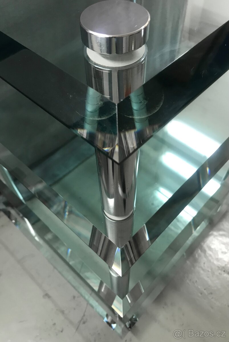 Vysoce kvalitní Hi-Fi stojan na komponenty-variabilní(3ks.) - 4