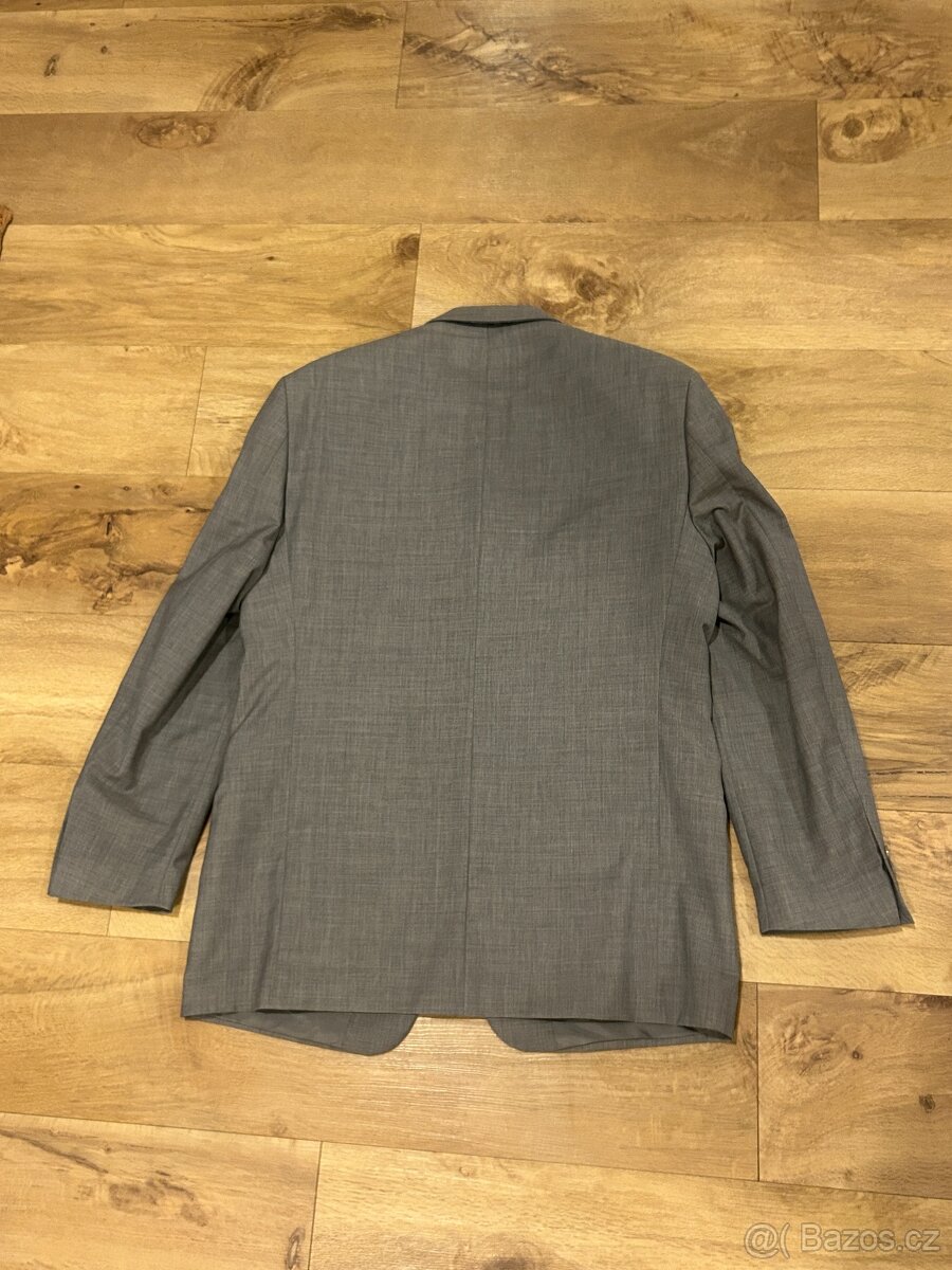 PÁNSKÝ SPOLEČENSKÝ ŠEDÝ OBLEK vel. 50 - 4