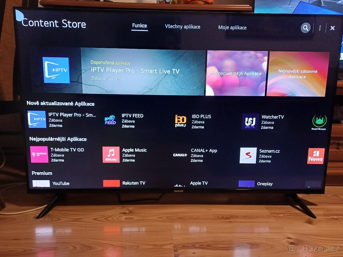 4K Smart TV 55" Sencor SLE 55US800TCSB -140cm - 4