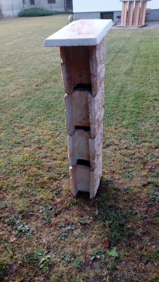 Plotový sloupek - umělý kámen - 4