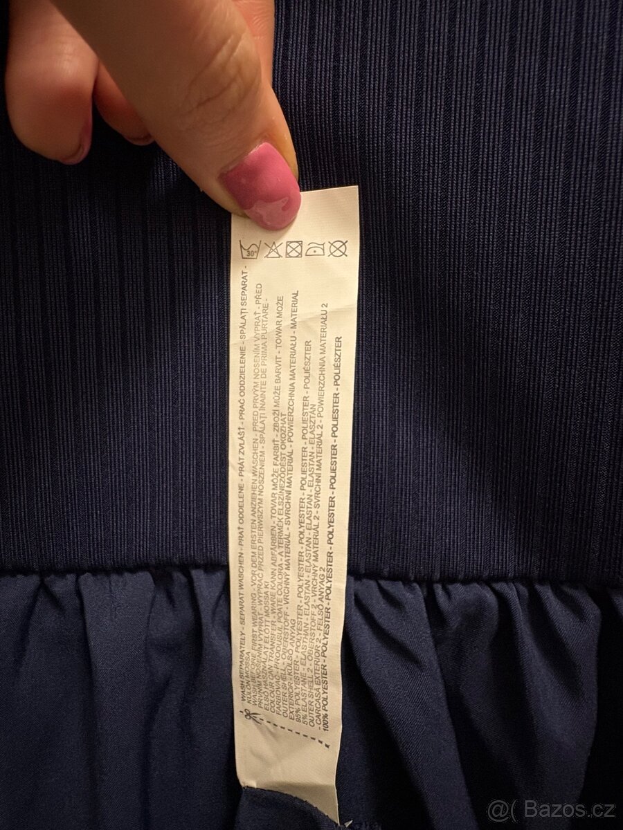 Modré šaty vel 40 - 4