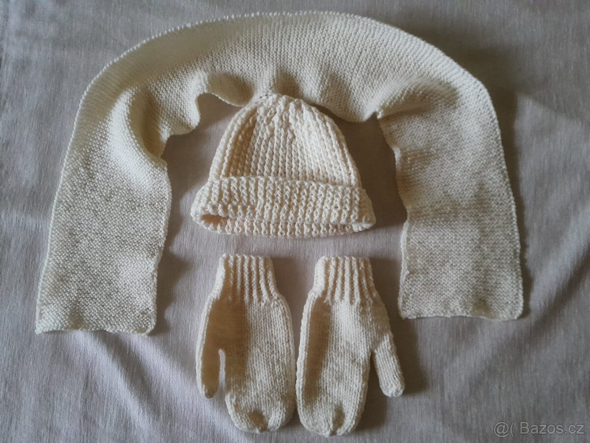 Zimní sady (Čepice + Rukavice + Šály) + Ponožky - 4