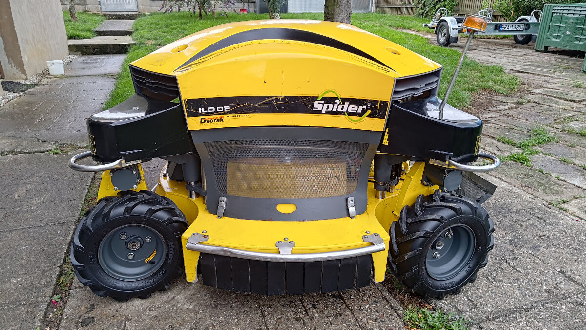 Spider ILD 02 svahová robotická sekačka s přepravním vozíkem - 4