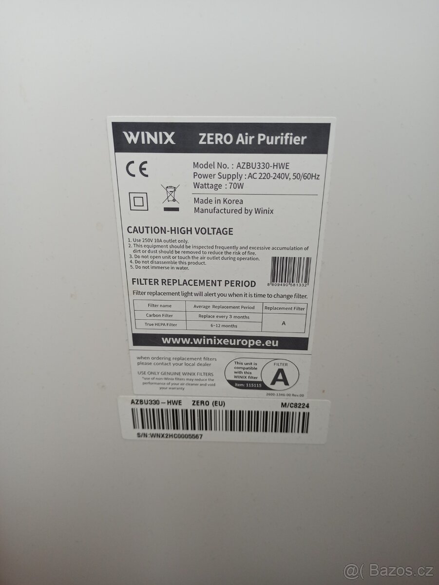 Čistička vzduchu Winix Zero Air - 4