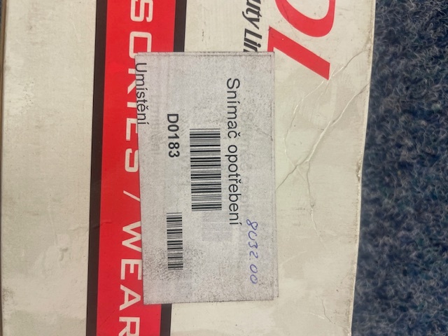 Snímač opotřebení brzd. desek - - 4