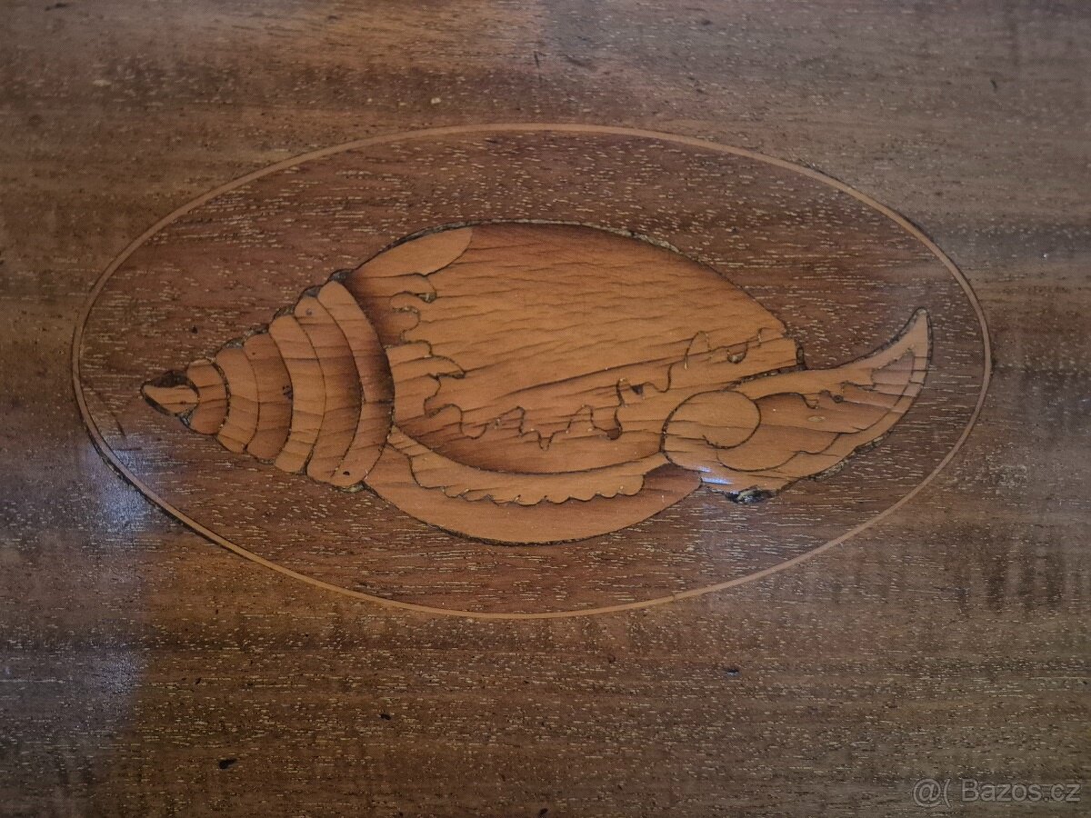 Starožitný psací sekretář – anglický styl - 4