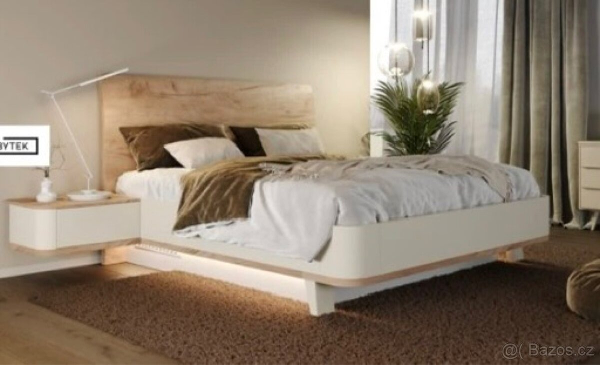 Čelo postele + noční stolky - 4