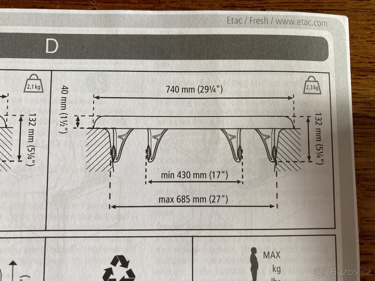 Sedátko na vanu Etac Fresh - 4