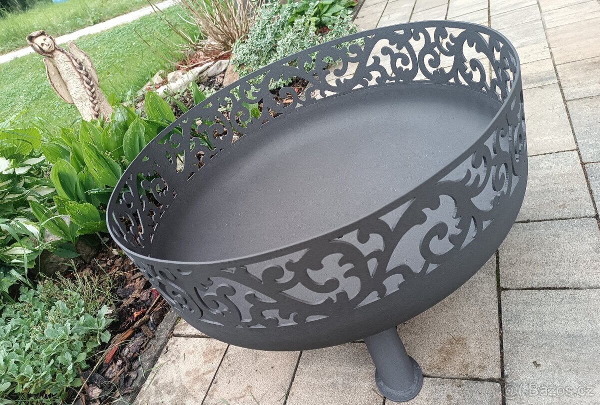 Ocelové přenosné ohniště - 4