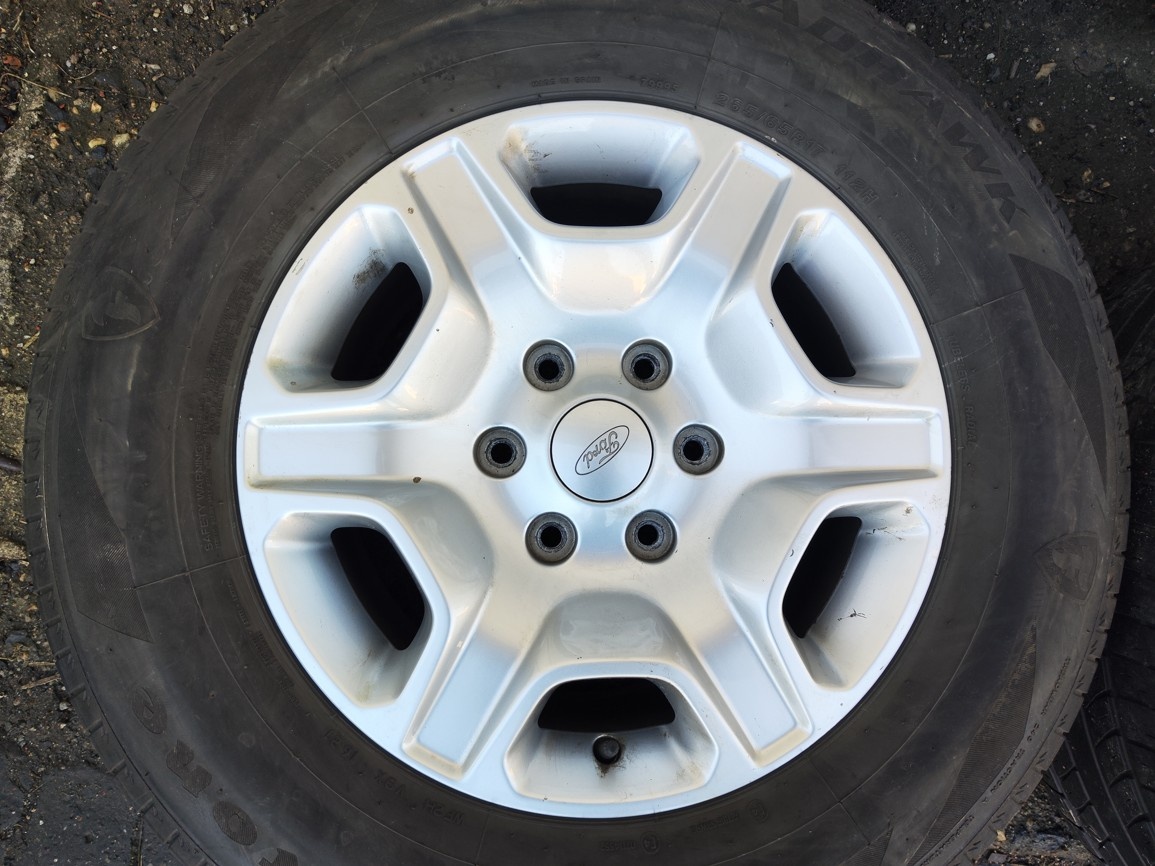 17"letní alu sada 6x139 origo Ford Ranger 265/65 TPMS