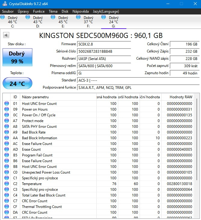 SSD Kingston a Samsung - 4