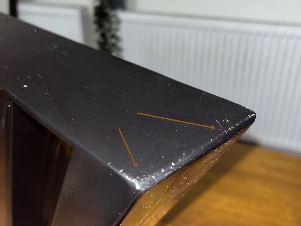 Robustní Double Z Industrial Podnož Noha 2ks Černá 40x43 cm - 4