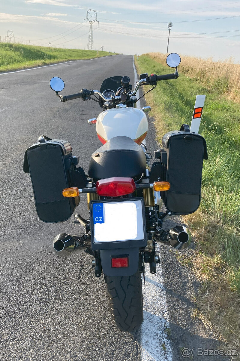 Prodám brašny Cafe reacer + držáky Royal Enfield Interceptor - 4