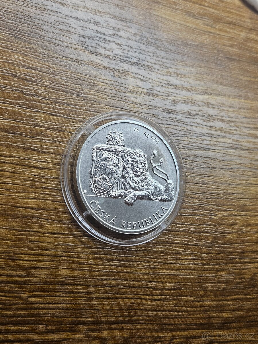 Mince Český Lev 2018 1oz - 4