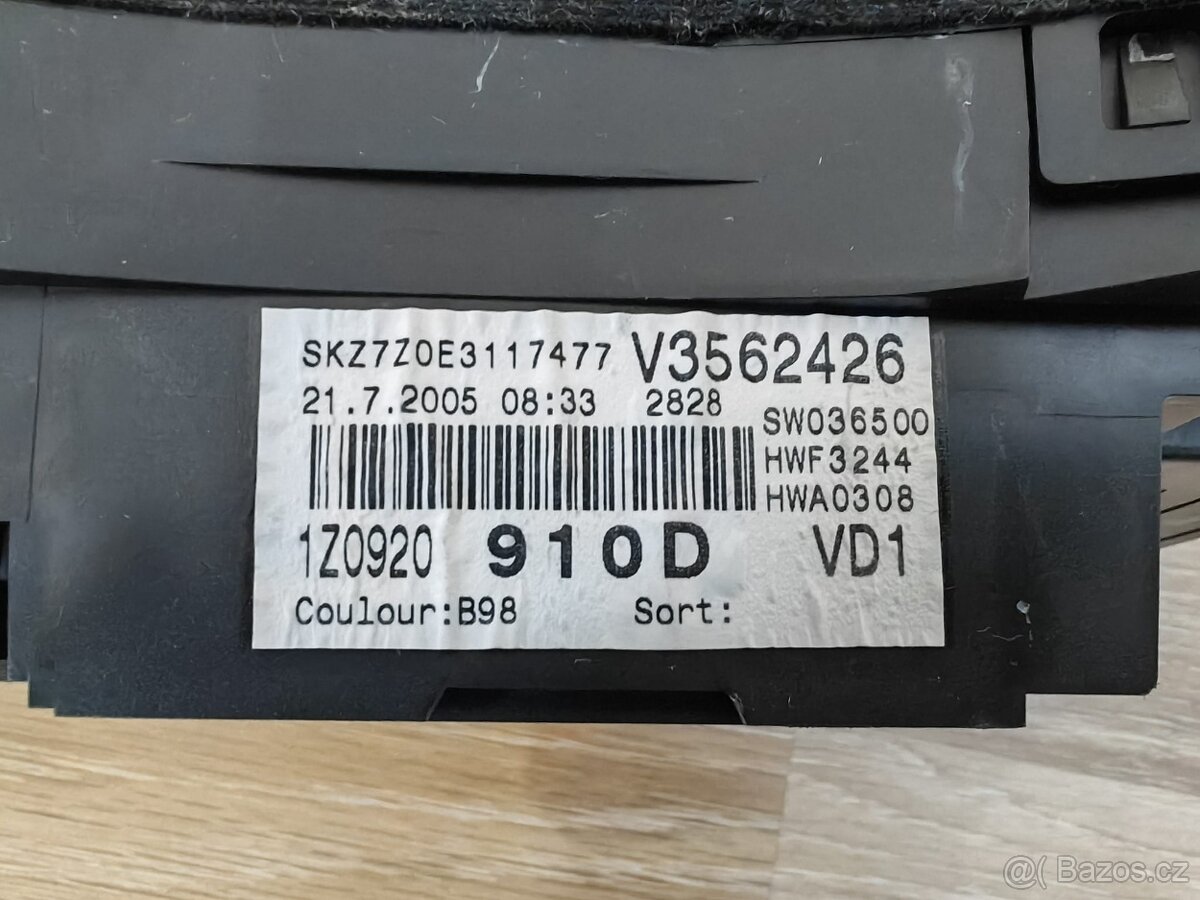 Budíky, rádio Škoda - 4