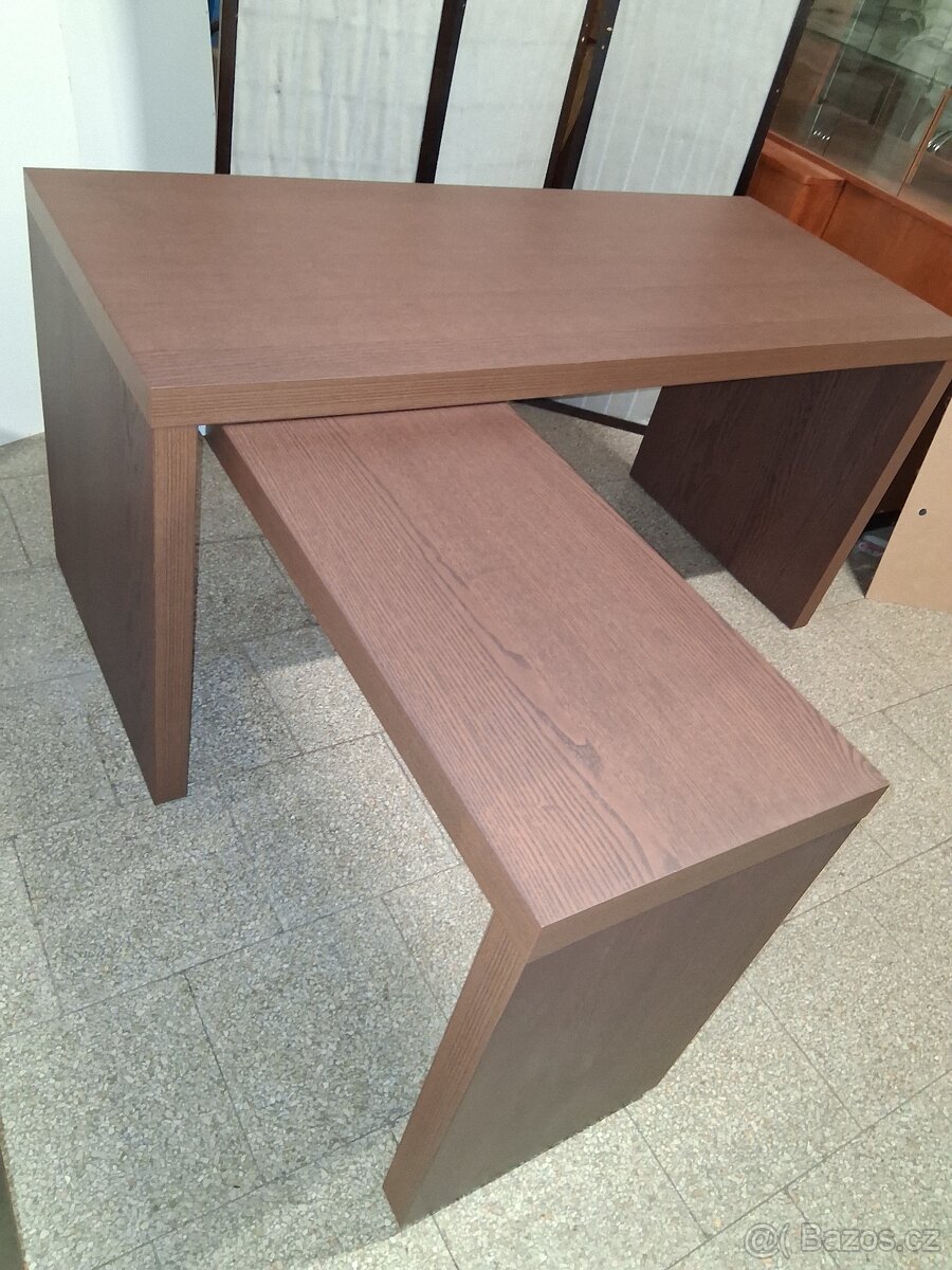 Stůl psací s výsuvným panelem - 4