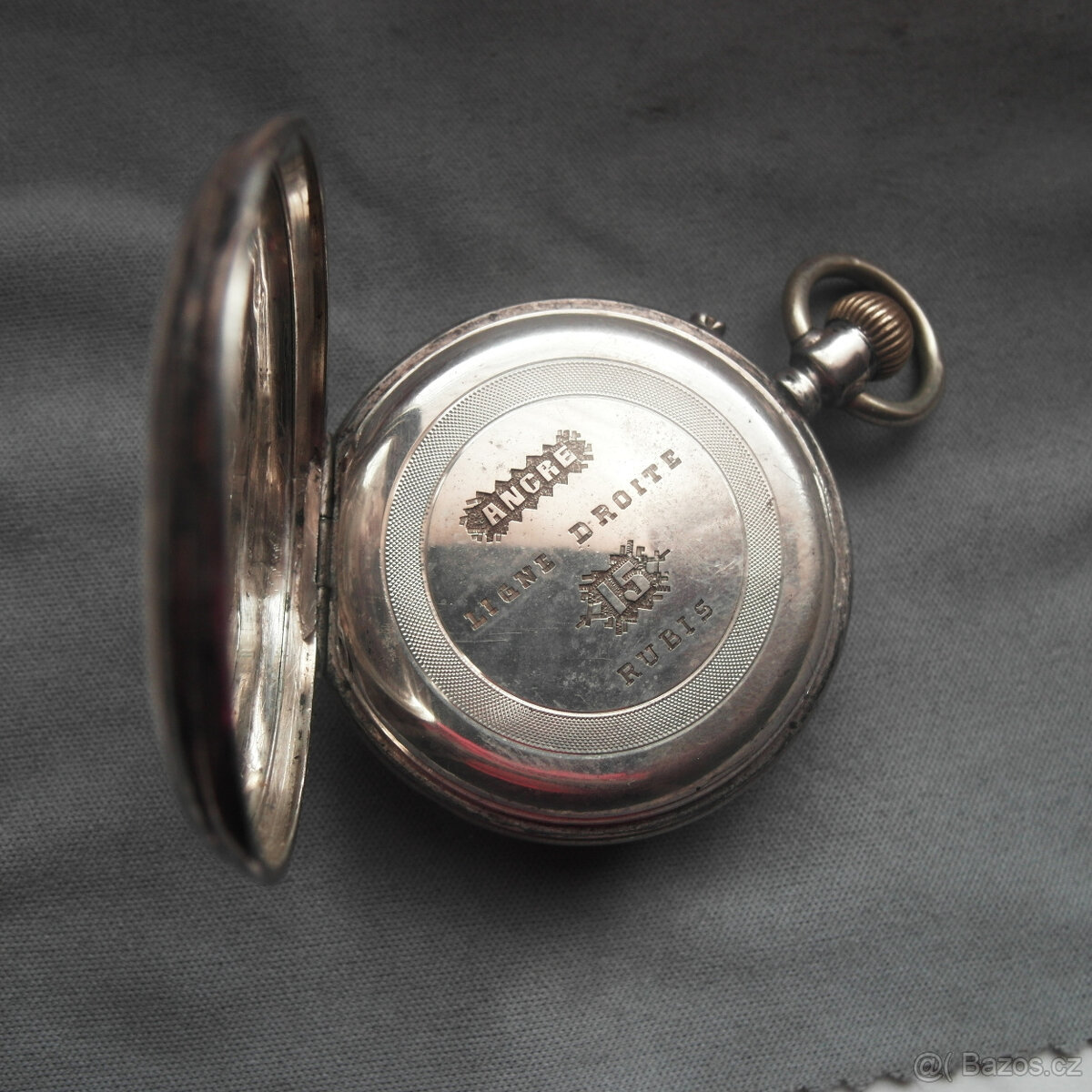 Kapesní hodinky Ancre stříbro - 4