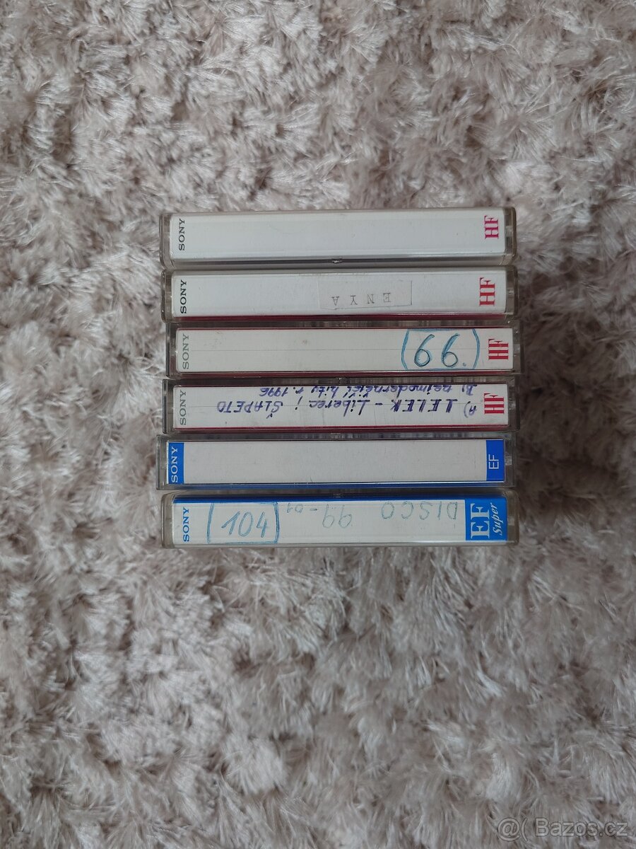 Audio kazety Sony HF, EF. - 4