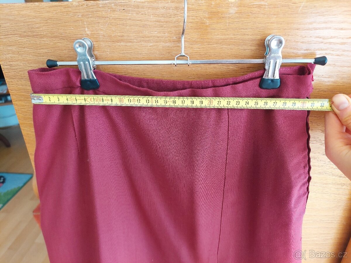 Skládaná midi sukně - 4