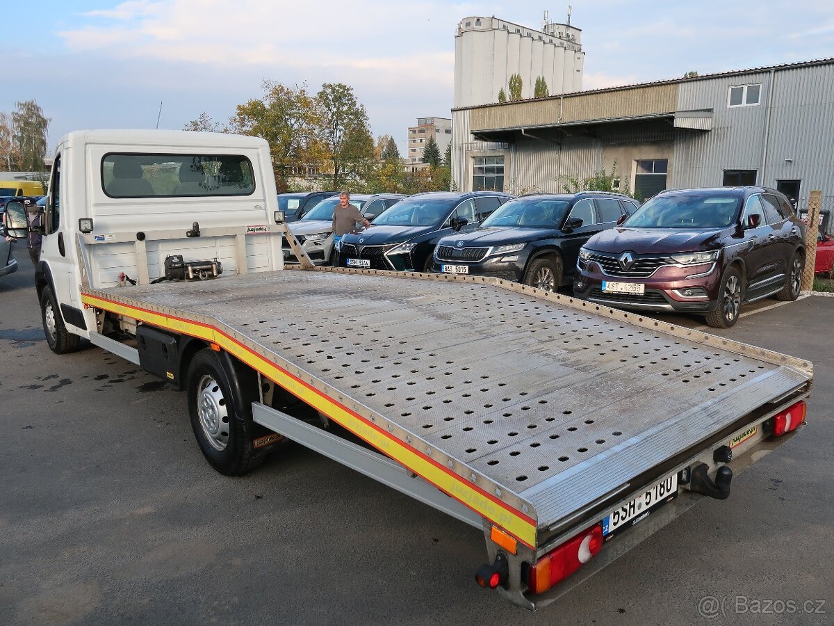 Fiat Ducato 2.3MTJ,118kW,NovéČR,serv.kn.,odtahový vůz