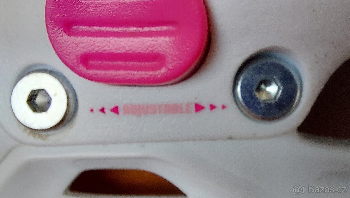 Dívčí lední brusle s nastavitelnou velikostí 29-32 - 4