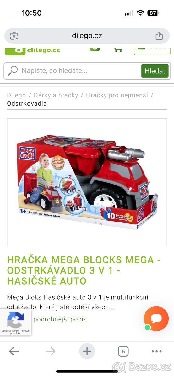Odstrkovadlo Mega Bloks - 4