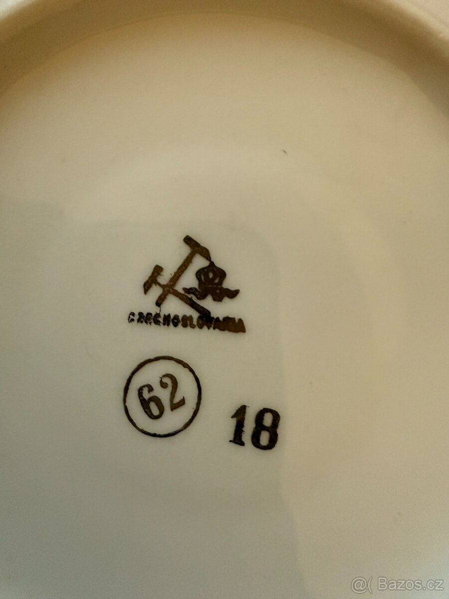 Československý porcelánový kávový servis - 4