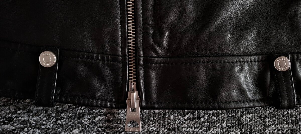Kožená pánská bunda Guess, nová - 4