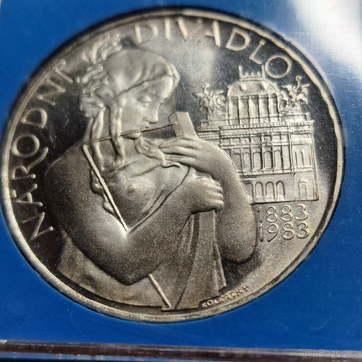 RRStříbrná 500 Kčs 1983 - Národní Divadlo - PROOF,2.034ks - 4