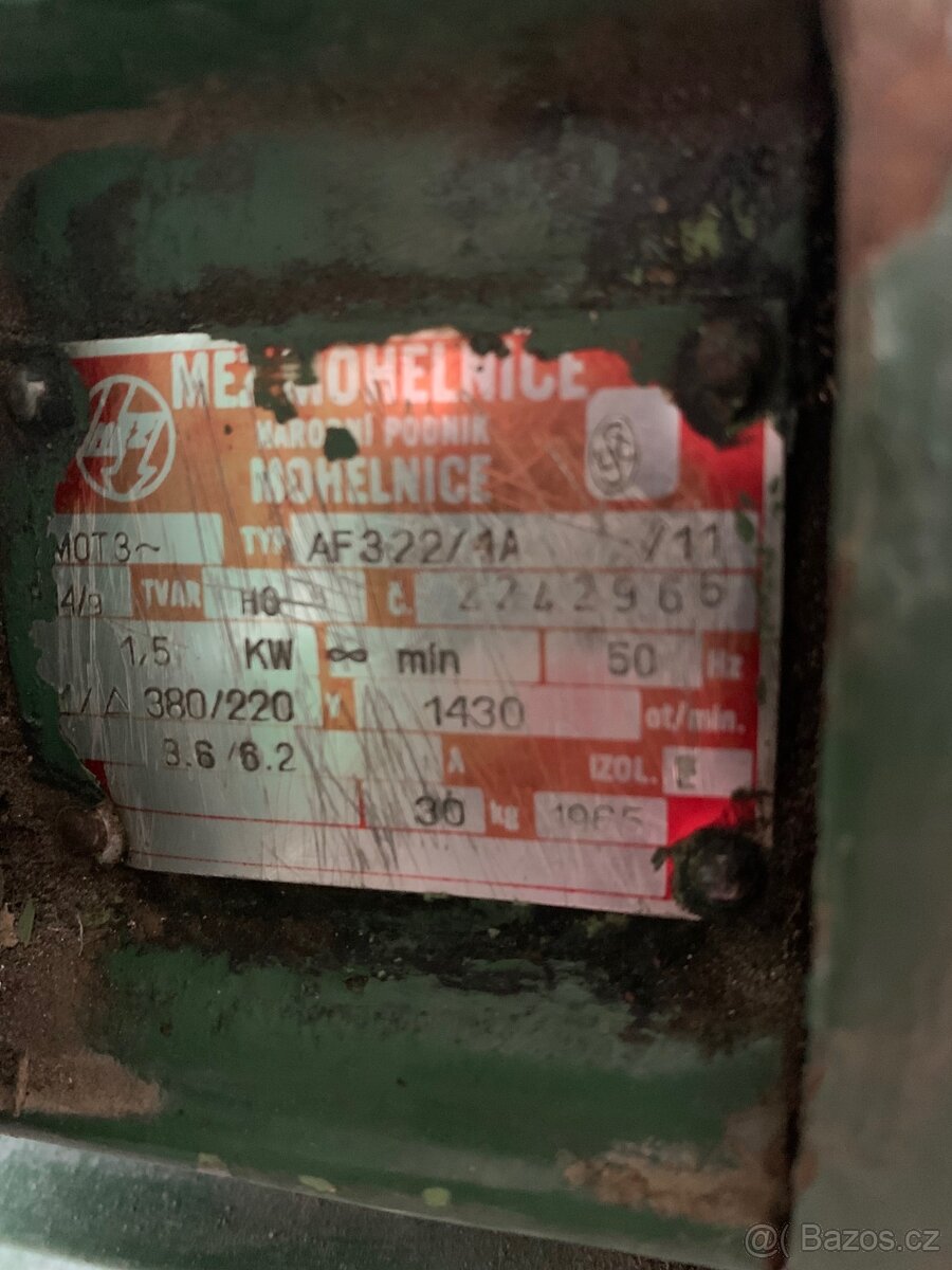 Elektrický motor 1,5 kW, 380/220V - 4