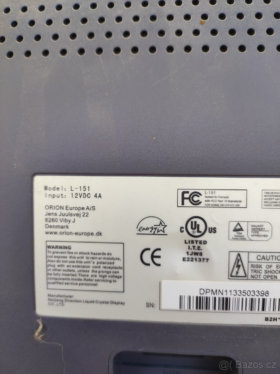 Monitor orion l 151 15" d-sub - 4
