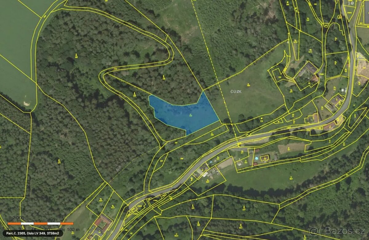 Prodej souboru pozemků - Pohledy - Horní Hynčina - 59634m2 - 4