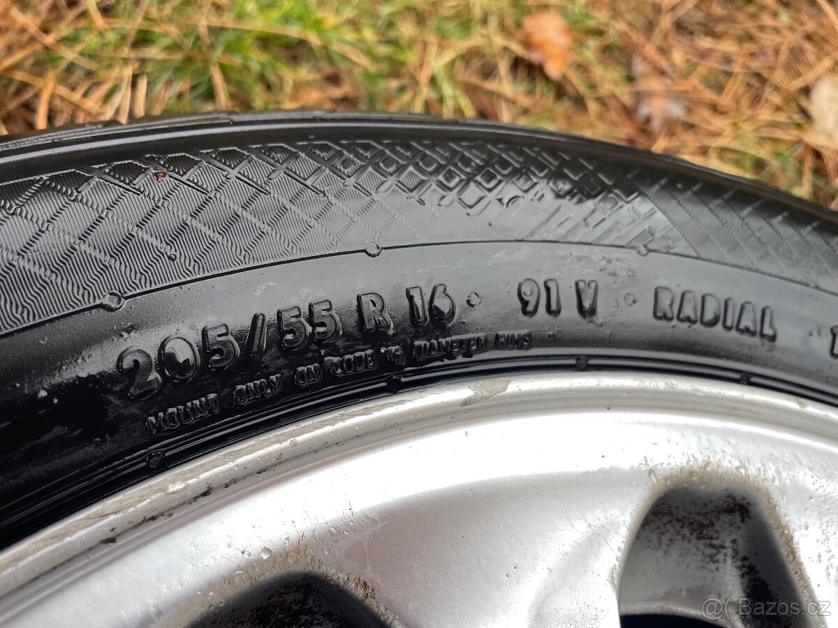 17" Alu kola Volvo 205/55 R16 4x114.3, letní pneu Paxaro - 4