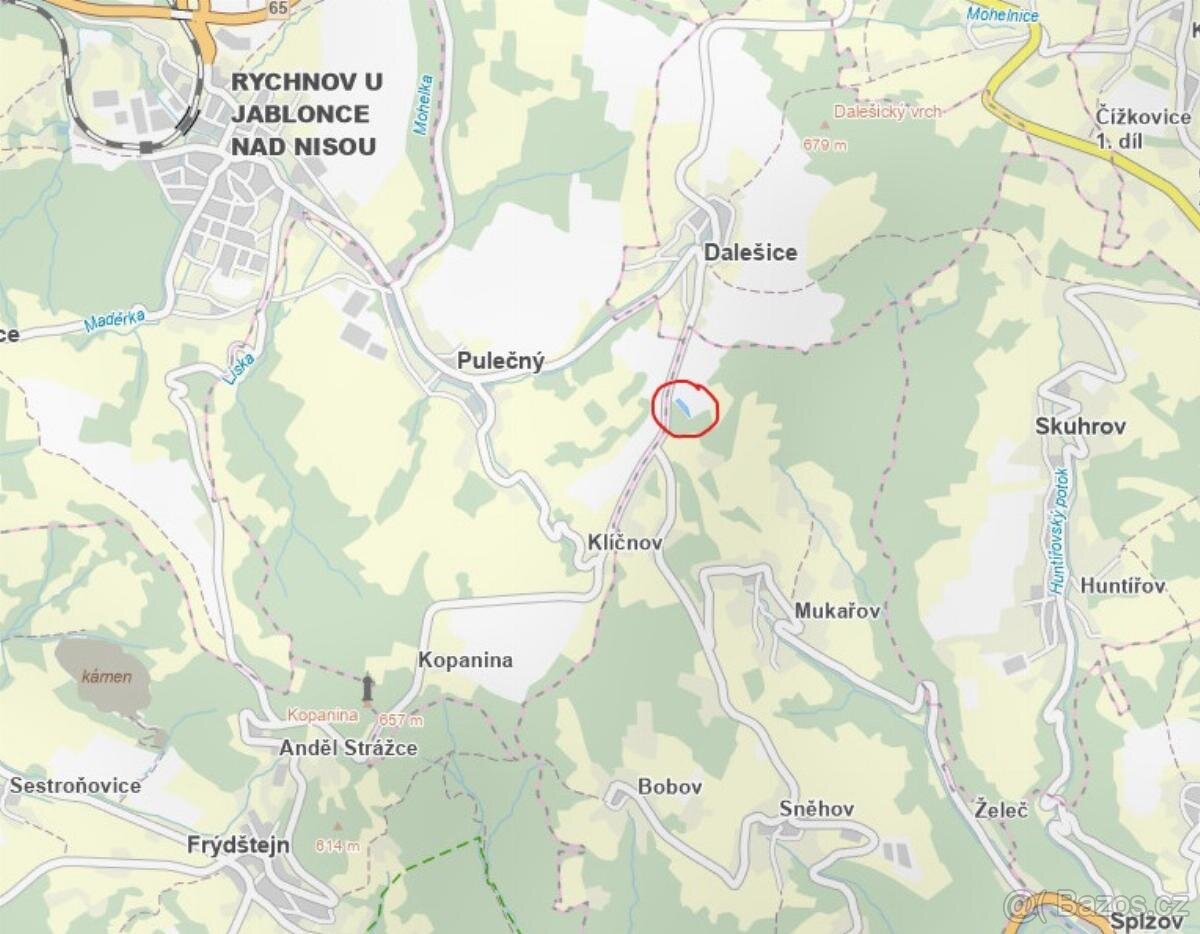 Prodám ornou půdu v k.ú. Mukařov u Jablonce nad Nisou - 4