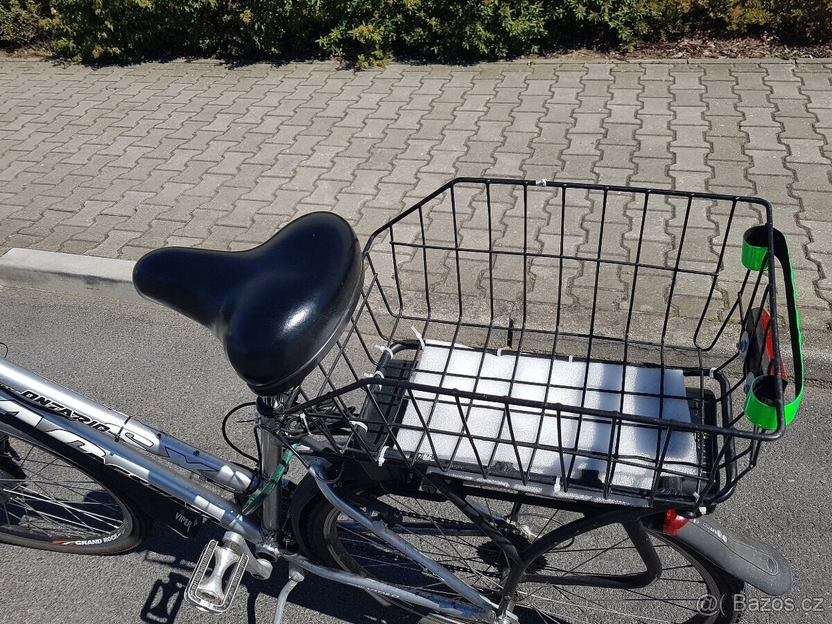 Dámské elektrokolo s košíkem na nákupy - 4