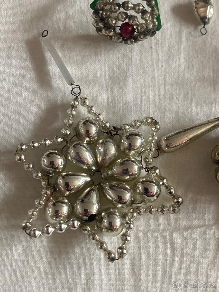 Korálkové vánoční ozdoby - 4