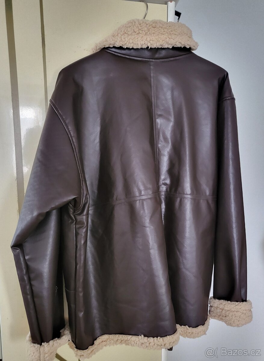 PILOTKA kožená zimní bunda vl. XL unisex - 4