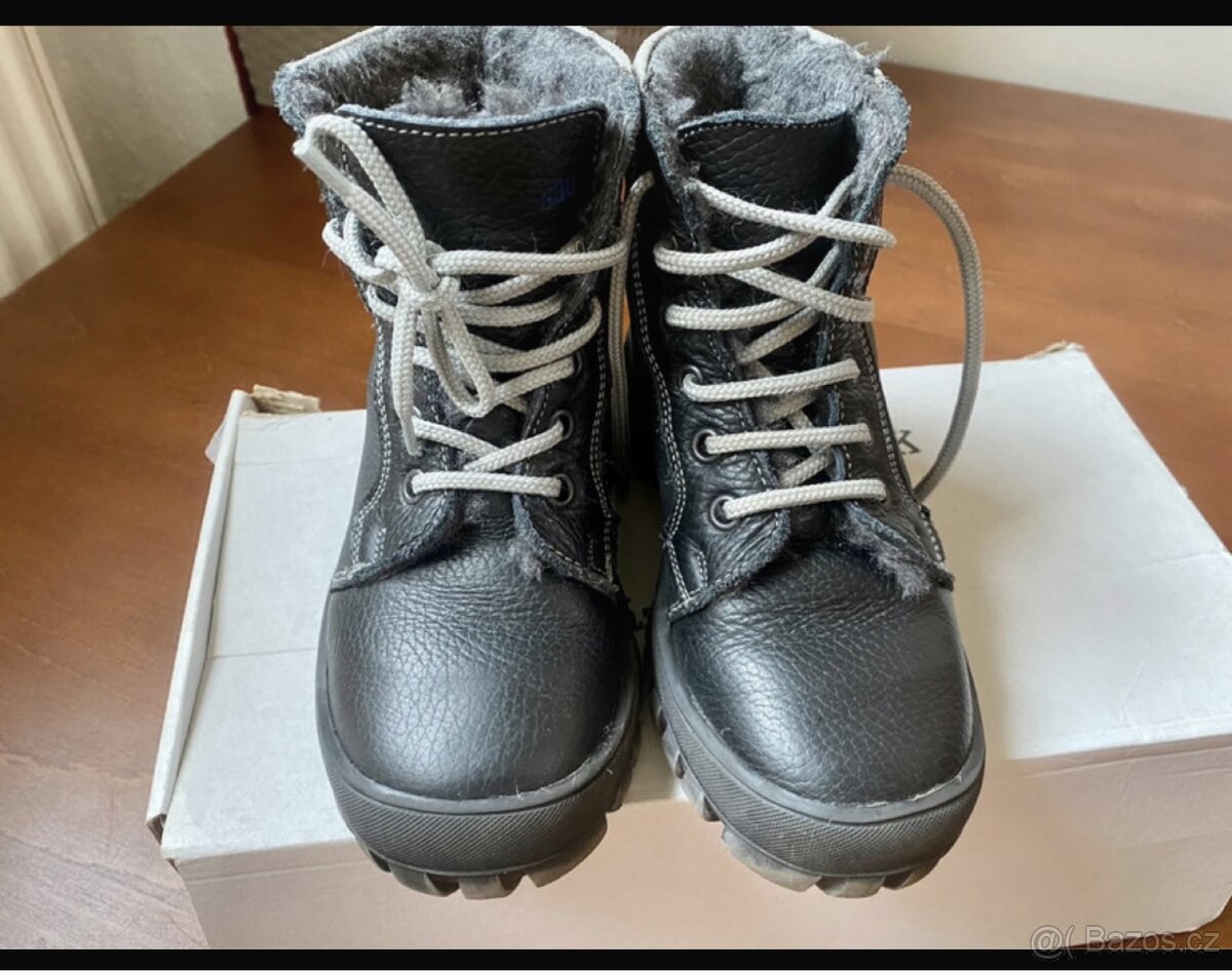 Kožené kozačky Esso - 4