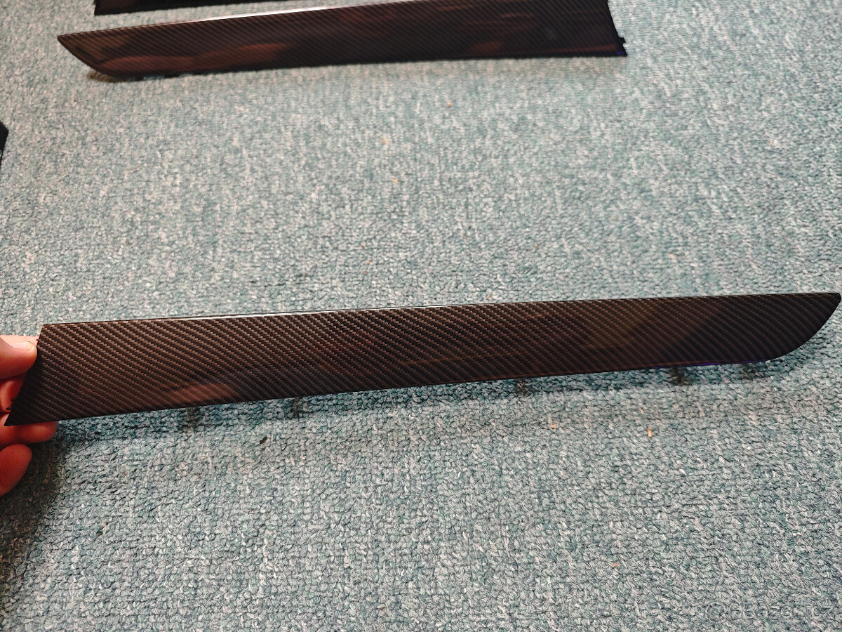 Audi A4/A5 B8 carbon interiérové lišty(hydrografika) - 4