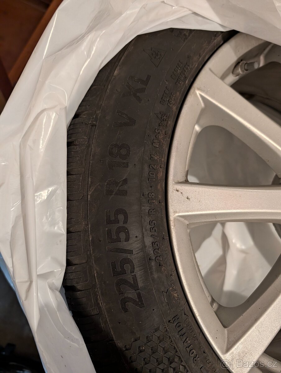 4x alu kola/disky 7,5x18 Autec Skandic - 4