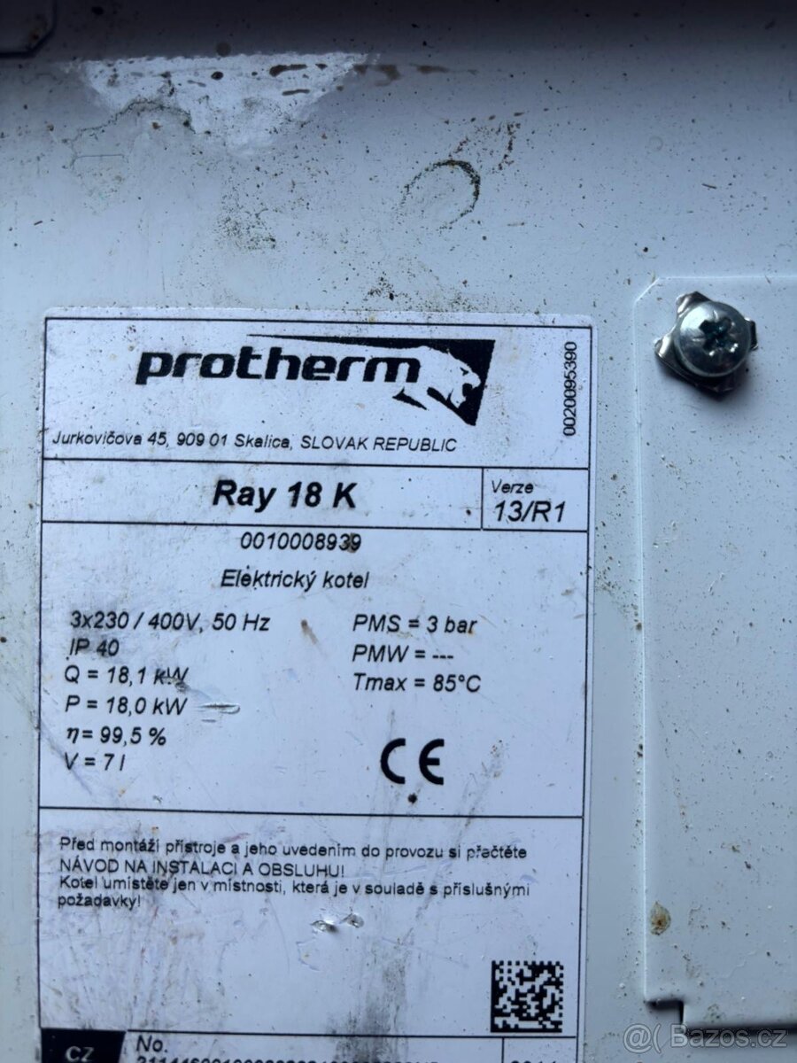 Elektrický kotel Protherm Ray 18K Funkční - 4