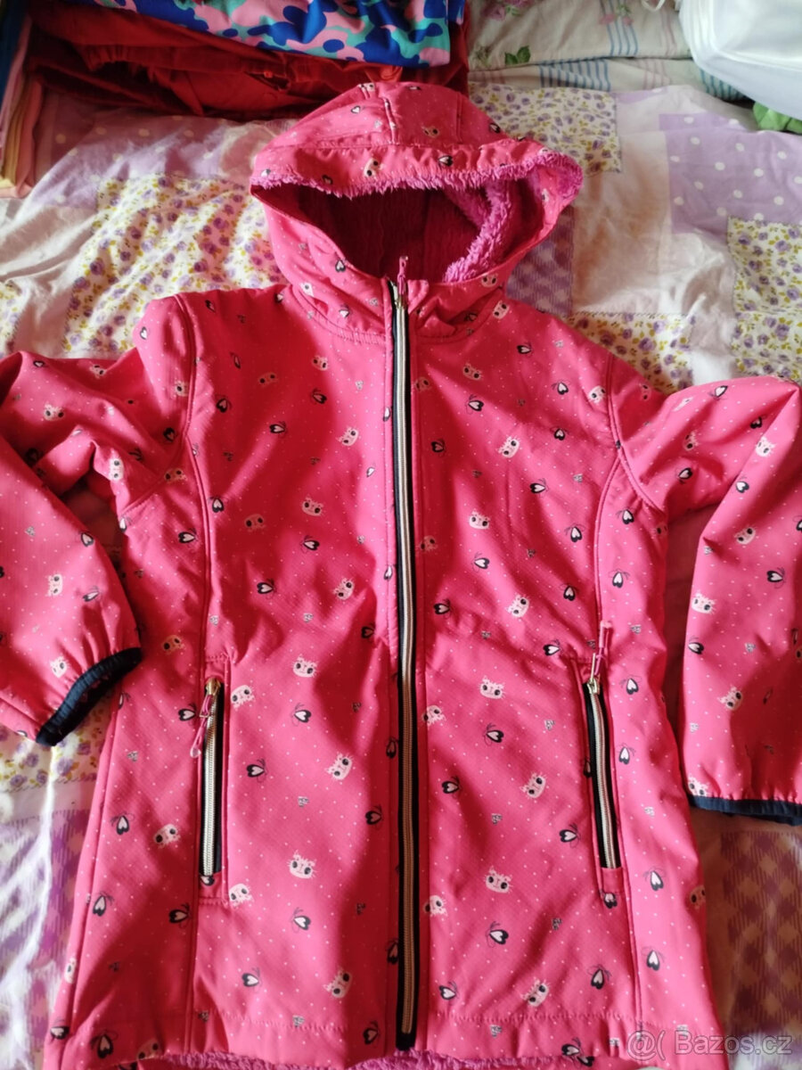 Softshell bunda + kalhoty vel. 146 - 4