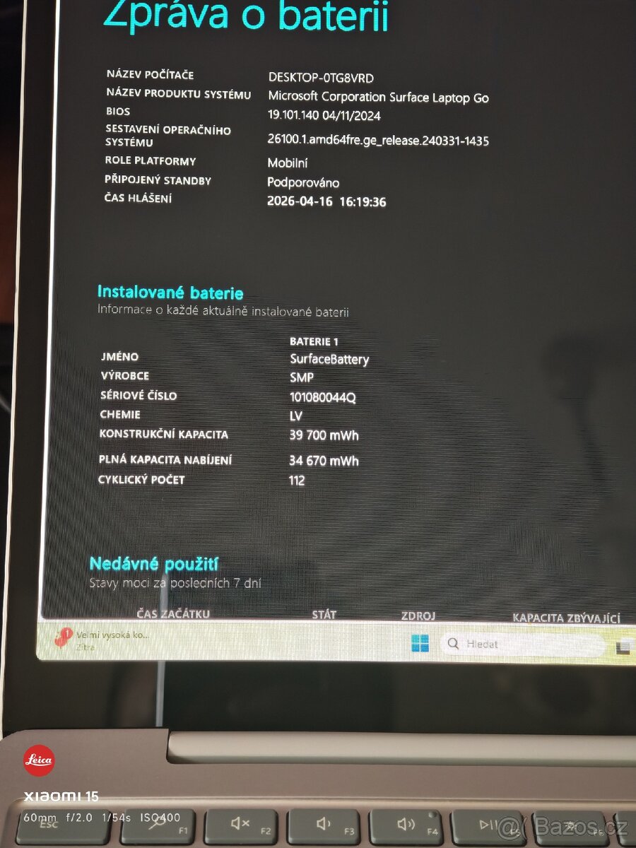 Microsoft surface laptop go (v záruce) - 4